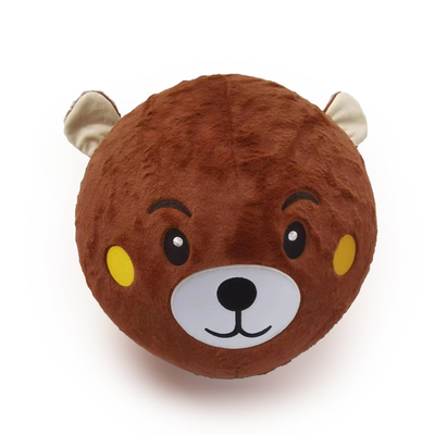 Πολυεστέρα Fuzzy Panda Bear φουσκωτή μπάλα παιχνιδιού 9 &quot;διάμετρος για παιδιά
