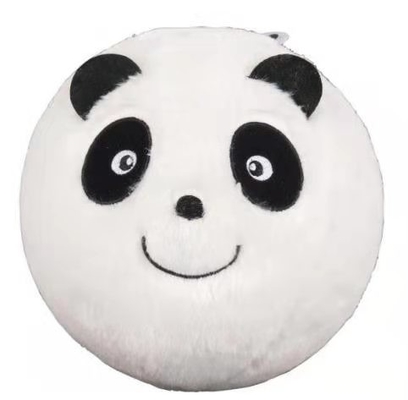 Πολυεστέρα Fuzzy Panda Bear φουσκωτή μπάλα παιχνιδιού 9 &quot;διάμετρος για παιδιά