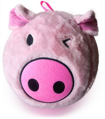 Σοφτμπολ Φουσκωτό Καρτούν Pig Plush Doll σχεδιασμένο με εσωτερικό υλικό μπάλας PVC