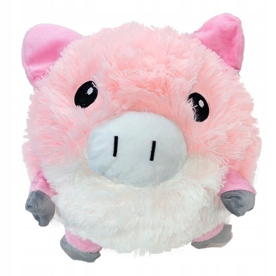 Σοφτμπολ Φουσκωτό Καρτούν Pig Plush Doll σχεδιασμένο με εσωτερικό υλικό μπάλας PVC