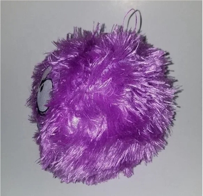 Unisex 6 &quot;Purple Furry Monster Plush Round Ball Stuffed Animal Toy Alien PVC Εσωτερικό υλικό μπάλας