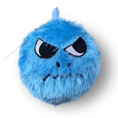 Unisex 6 &quot;Purple Furry Monster Plush Round Ball Stuffed Animal Toy Alien PVC Εσωτερικό υλικό μπάλας