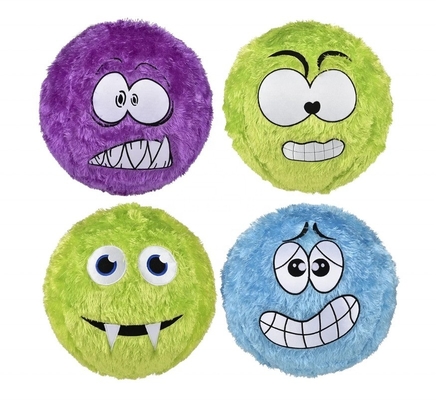 Unisex 6 &quot;Purple Furry Monster Plush Round Ball Stuffed Animal Toy Alien PVC Εσωτερικό υλικό μπάλας