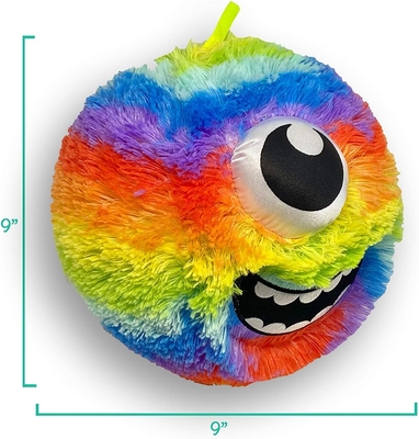 Δέχεται OEM ODM 9 &quot; Furry Friendz παιχνίδι μπάλα με υλικό εσωτερική μπάλα PVC