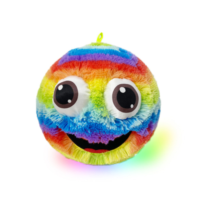 Σκιπ μπάλα φουσκωτό emoji χαρακτήρας μαλακό plush μπάλα αστείο πρόσωπο τριχωτό Neon emoji μπάλα