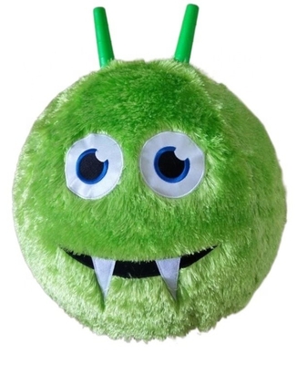 Εξωτερική διασκέδαση Βασική Unisex Jumping Ball με Fluffy Plush Cover και Rainbow Design