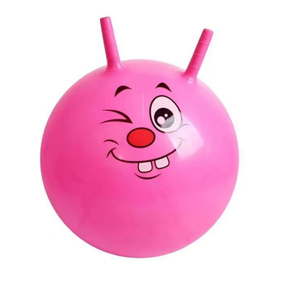 Εξωτερική διασκέδαση Βασική Unisex Jumping Ball με Fluffy Plush Cover και Rainbow Design