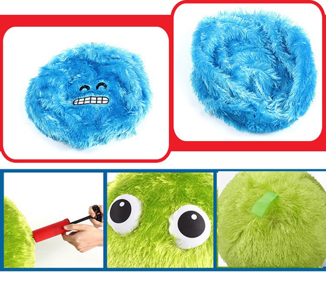 23 εκατοστά Fuzzy Emoj τριχωτή φουσκωτή μπάλα με Fuzzy Monster σχεδιασμό Εποχή 14 ετών και άνω