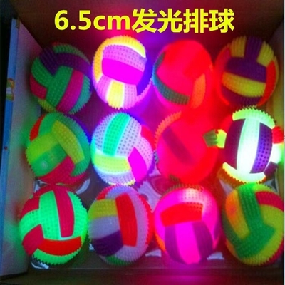 Ρούμπα TPR Flashing Spikey αναπηδώντας Yoyo παιχνίδι μπάλα σε πολλαπλά χρώματα Υπέροχο για την ανακούφιση από το άγχος