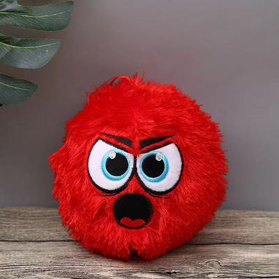 Ειδικά μεγάλα 12 ιντσών Fuzzy Plush Ball Style φουσκωτά παιχνίδια εσωτερική μπάλα υλικό PVC