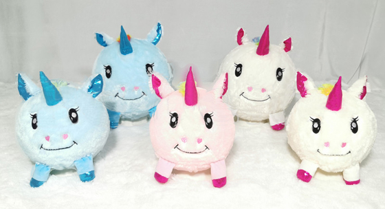 OEM ODM Αποδεκτό φουσκωτό Buddy Ball Seahorse Διαμέτρου 12''Plush Unicorn μπάλες