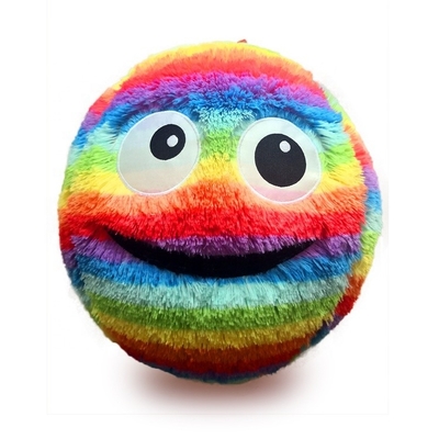 Αποδεκτό Unisex Custom Rainbow Colorful Inflatable Plush Ball για προσαρμογή