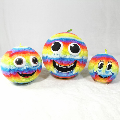 Αποδεκτό Unisex Custom Rainbow Colorful Inflatable Plush Ball για προσαρμογή