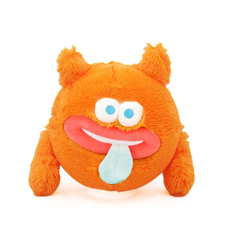 Σκιπ μπάλα φουσκωτό emoji χαρακτήρας μαλακό plush μπάλα αστείο πρόσωπο τριχωτό Neon emoji μπάλα