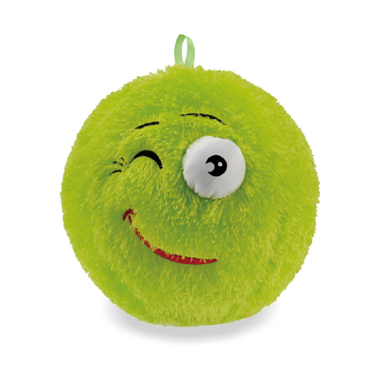 23 εκατοστά Fuzzy Emoj τριχωτή φουσκωτή μπάλα με Fuzzy Monster σχεδιασμό Εποχή 14 ετών και άνω